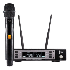 Microfone Sem Fio Dylan D9001s Uhf Digital 100 Canais Anatel