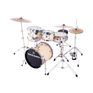 Bateria Acústica Nagano 20” Garage Fusion Natural Com Ferragens