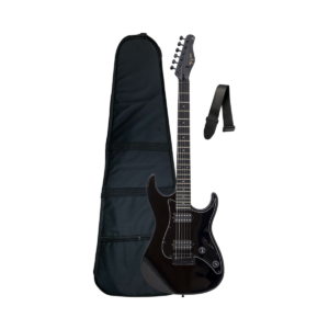 Kit Guitarra Tagima TG-525 BK 2H Escala Escuro Com Capa e Correia