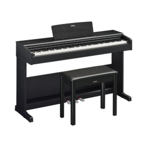 Piano Digital Yamaha Arius YDP-105B Preto Fosco Com Banco