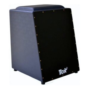 Cajon Elétrico Preto Azul Com Bongô Embutido Nobre Tok + Nfe
