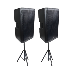 Kit Caixa De Som Ativa 350w Rms Bluetooth Bivolt Par Tripe