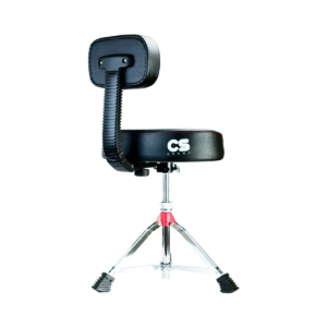 Banco De Bateria Custom CSDB-03 Selim Com Encosto Regulagem Rosca