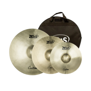 Kit De Pratos Zeus Custom Set C (Hi-Hat 14/ Crash 16 / Ride 20)