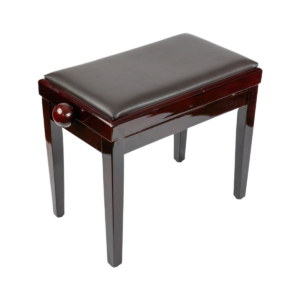 Banco de Piano Saty BP-80 Marrom Regulagem Profissional