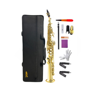 Saxofone Soprano MXT MX-SP701 Sib Laqueado Dourado