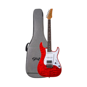 Guitarra Seizi Katana Musashi Plus Ruby Red Capa Premium