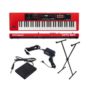 Kit Sintetizador Roland XPS-10X RD Suporte X Pedal Sustaim