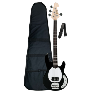 Kit Contrabaixo Tagima Ativo 4c Escala Escura Tbm-4 Bk Capa Correia