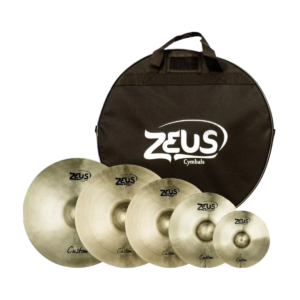 Kit De Pratos Zeus Custom Set E (Splash 10/ Hi-Hat 14/ Crash 16/ Crash 18/ Ride 20)