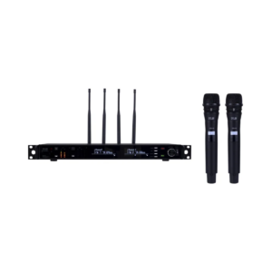 Microfone Dylan QS-10 M2 Duplo Bastão Profissional UHF Anatel