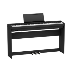 Piano Digital Roland FP-30X BK Kit Com Estante E Pedal Triplo