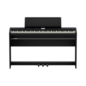 Piano Digital Roland FP-E50 BK Kit Com Estante e Pedal Triplo