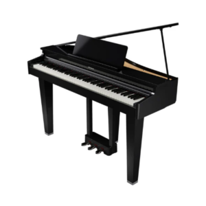 Piano Digital Cauda Roland GP-3 PE 88 Teclas Preto Laqueado